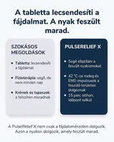 PulseRelief X otthoni használata feszült nyakra
