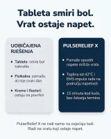 PulseRelief X korištenje kod kuće za napet vrat