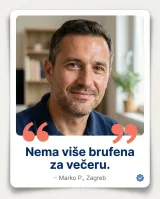 Recenzija: Marko P. iz Zagreba - Nema više brufena za večeru