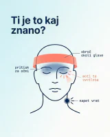 Simptomi glavobola in napet vrat